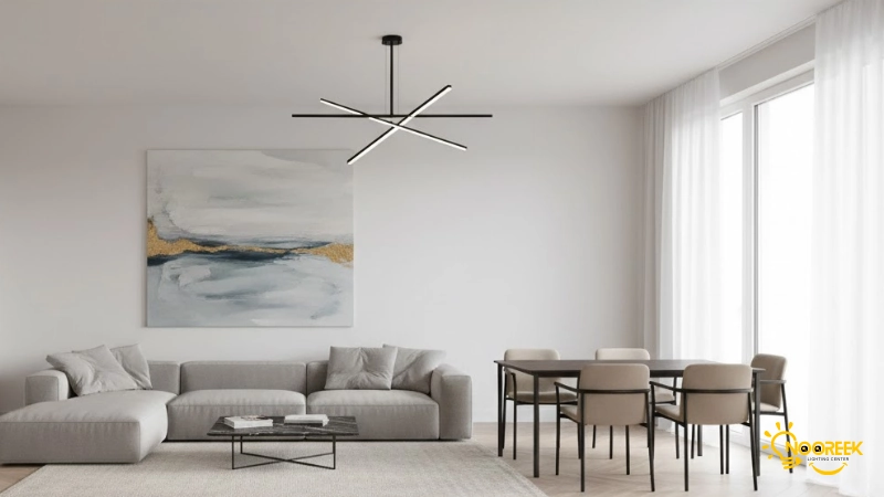 طراحی مینیمالیستی لوستر مدرن