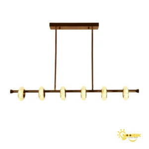 لوستر خطی گلدن کریستال