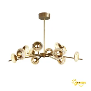 لوستر پذیرایی گلدن کریستال