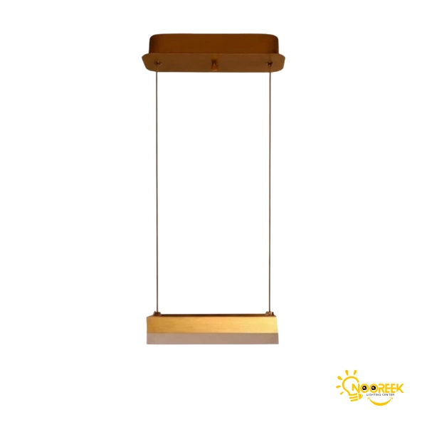 چراغ آویز آریا مدل مربع (۱ شاخه)