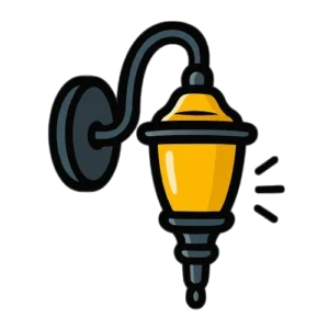 چراغ دیواری حیاطی