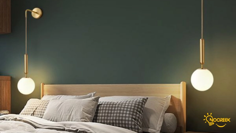چراغ دیواری برای اتاق خواب