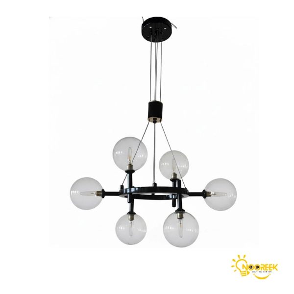 لوستر پذیرایی بلک آیس (۶ شاخه)