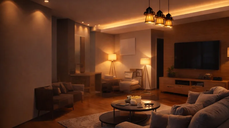 راهنمای کامل نورپردازی داخلی | انتخاب چراغ مناسب برای هر فضا