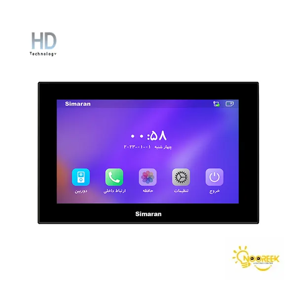 مانیتور آیفون تصویری HD سیماران مدل 100D